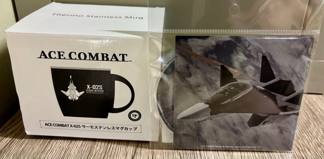 エースコンバット 30th X-02S サーモステンレスマグカップ+ コースター