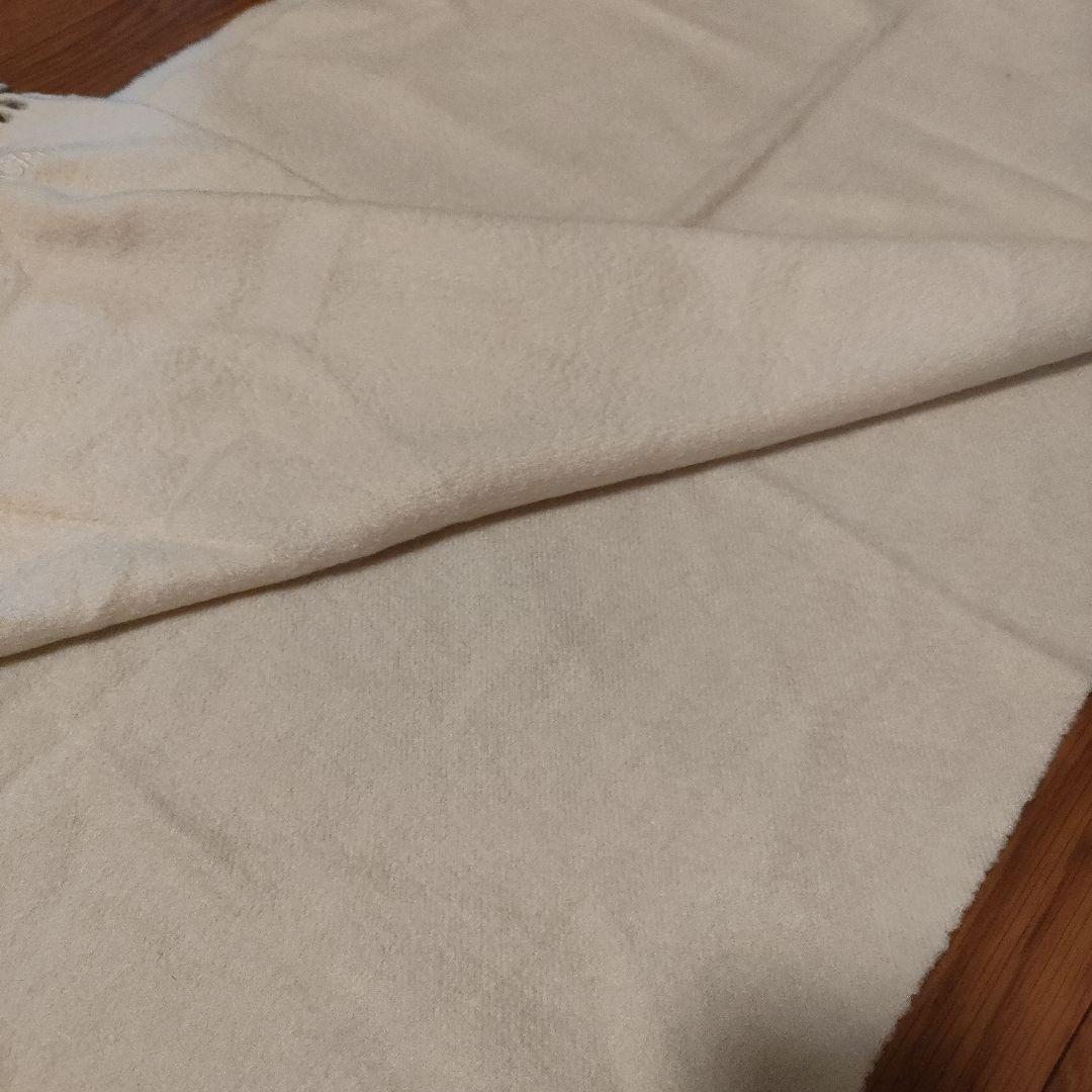 e40 クロエ　Chloe　マフラー　カシミヤ100 白