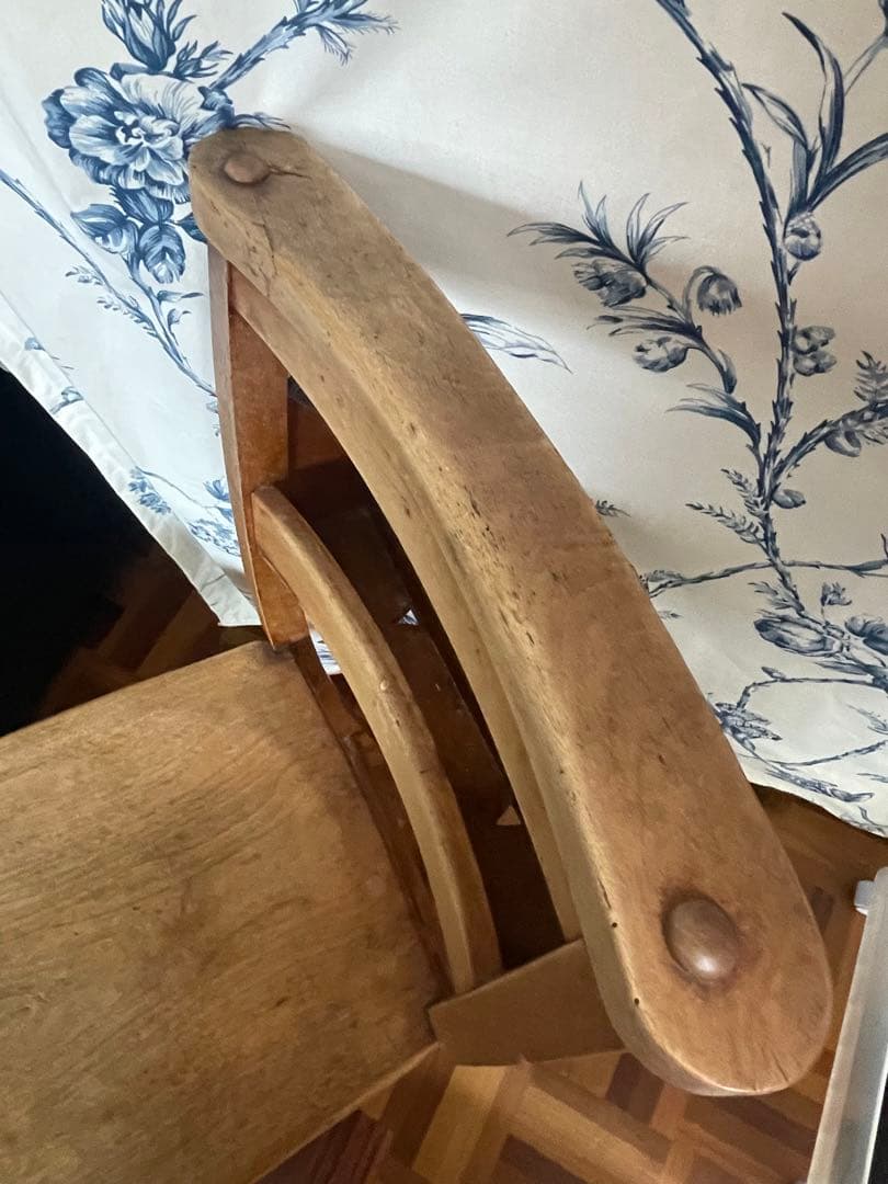 アンティーク　チャーチチェア　シンプルで味わい深いアンティーク椅子　希少