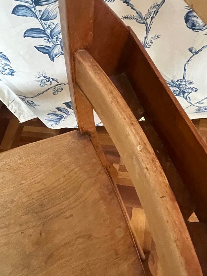 アンティーク　チャーチチェア　シンプルで味わい深いアンティーク椅子　希少