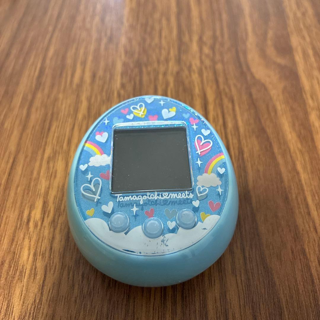 Tamagotchi meets 水色 ハートと虹デザイン