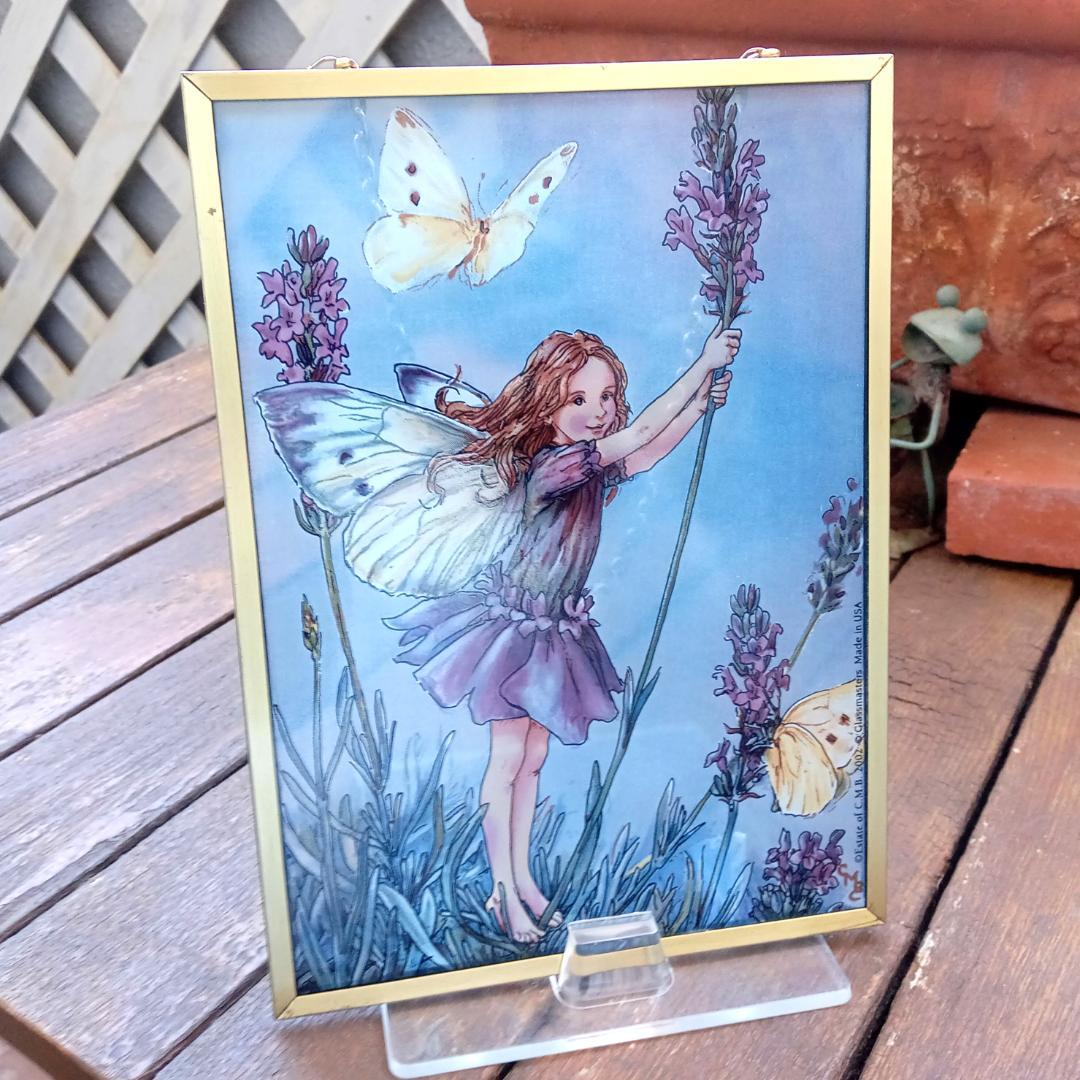 メアリーバーカー ステンドグラスLavender Fairyグラスマスターズ社