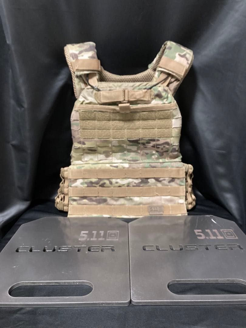 実物 5.11tactical プレートキャリア　5kgウェイト　セット