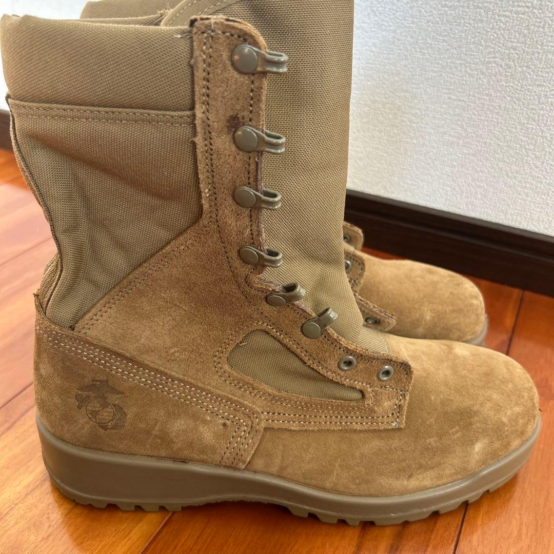 【未使用品】アメリカ　Belleville 米軍ブーツ ミリタリーブーツ　紐なし