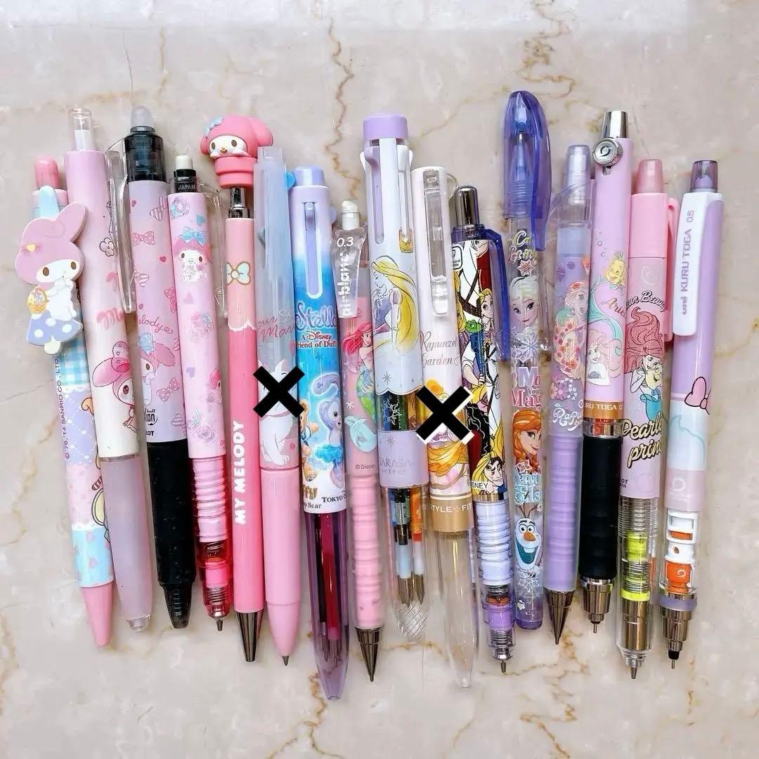 ☆61本セット☆ボールペン　シャーペン　ディズニー　サンリオ　ユニバ　まとめ売り