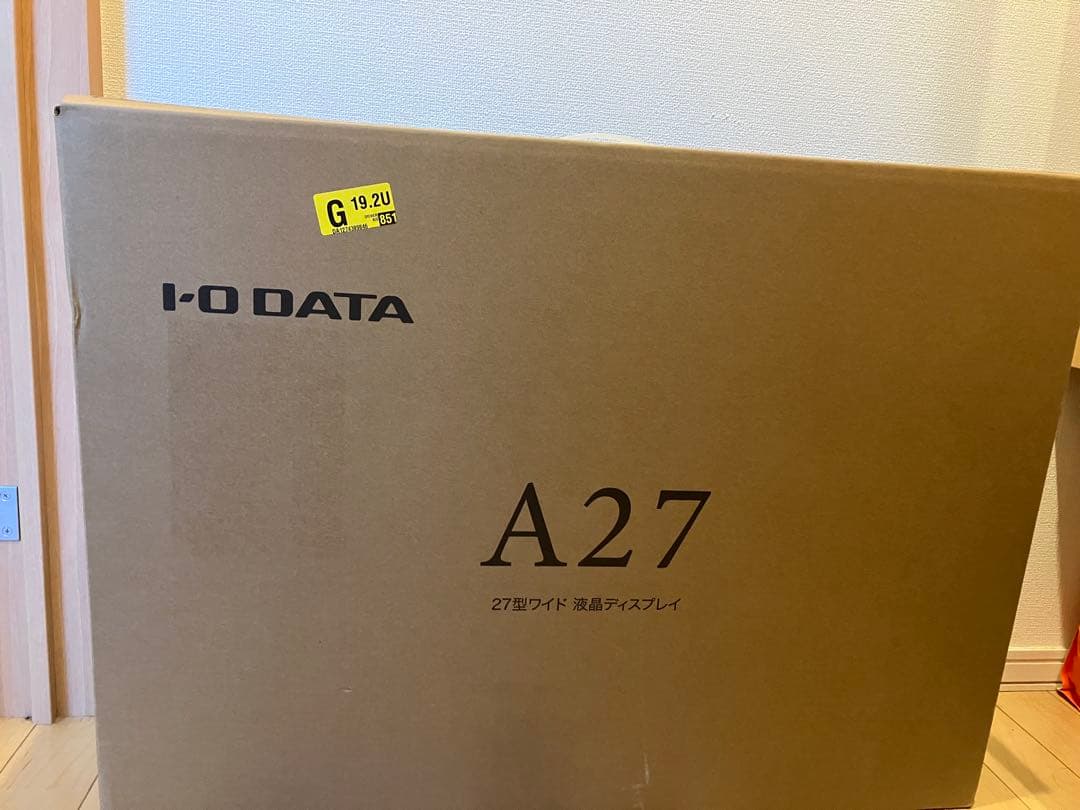 I-O DATA ブラック フラットモニター 本体