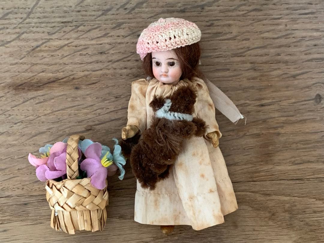 セット 希少 フレンチミニョネット フランスアンティーク ビスクドール