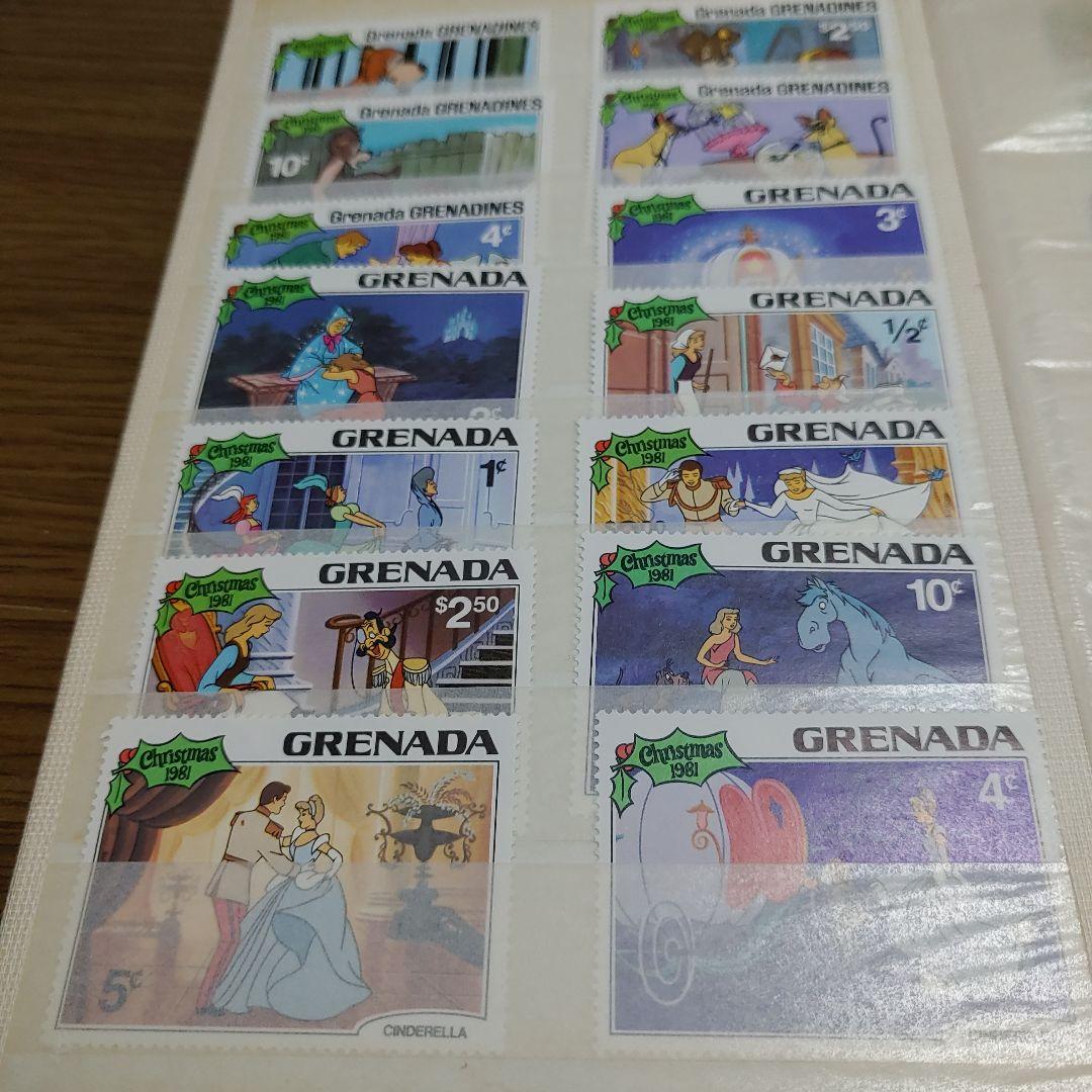 Disney 切手　年代物　その他　34枚セット