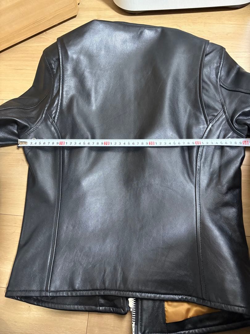 Retro Grade 黒レザーシングルライダースジャケット M