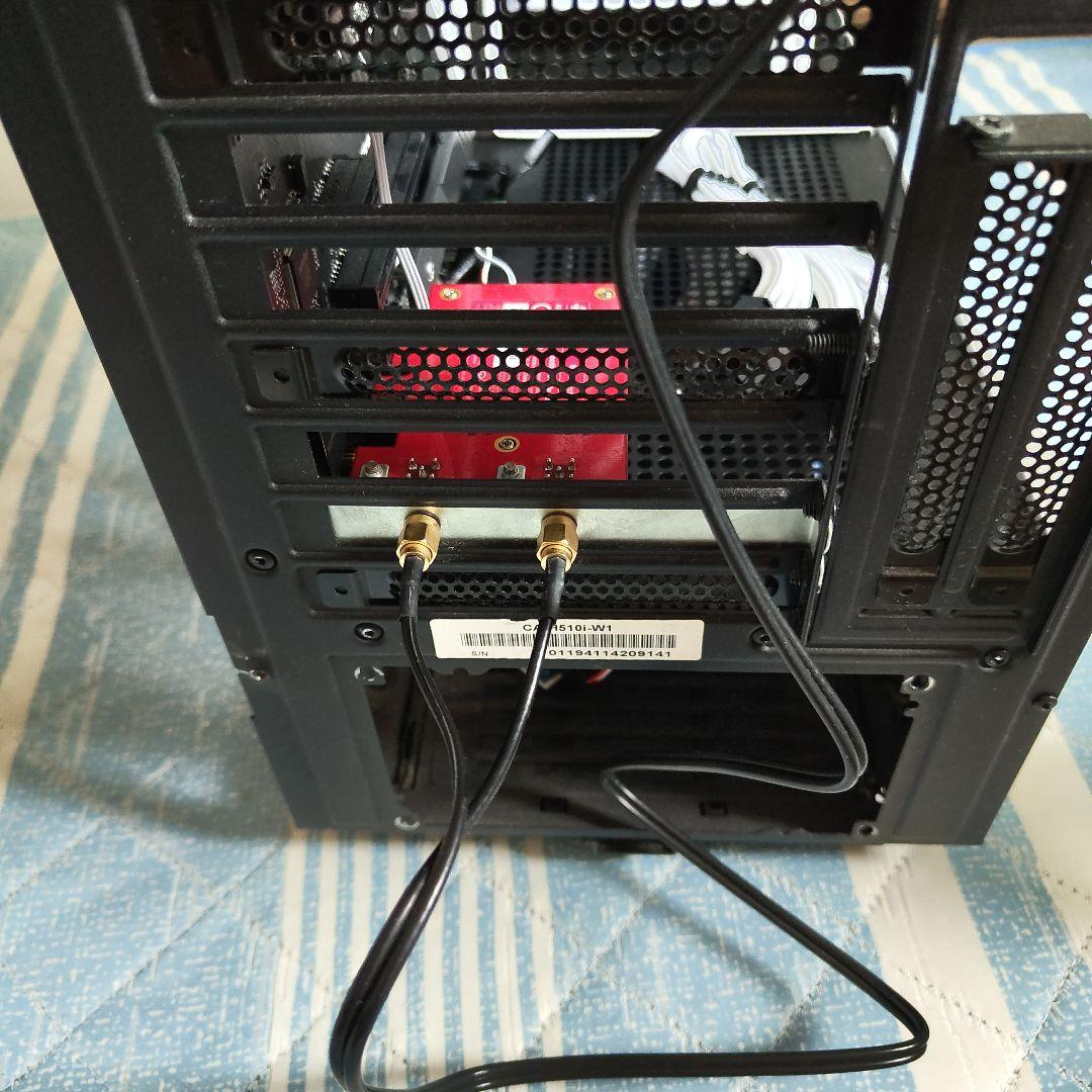 m*l様 Ryzen7.5800x3D ゲーミングPC 電源とグラボストレージメ