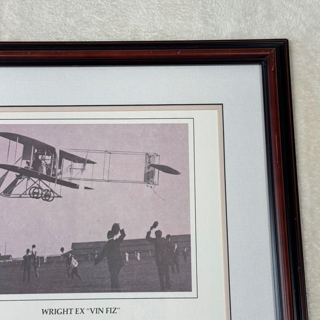 【超希少】ライト兄弟 ヴィンフィズ号 オリジナル 布片 実物 本物 額装 歴史物