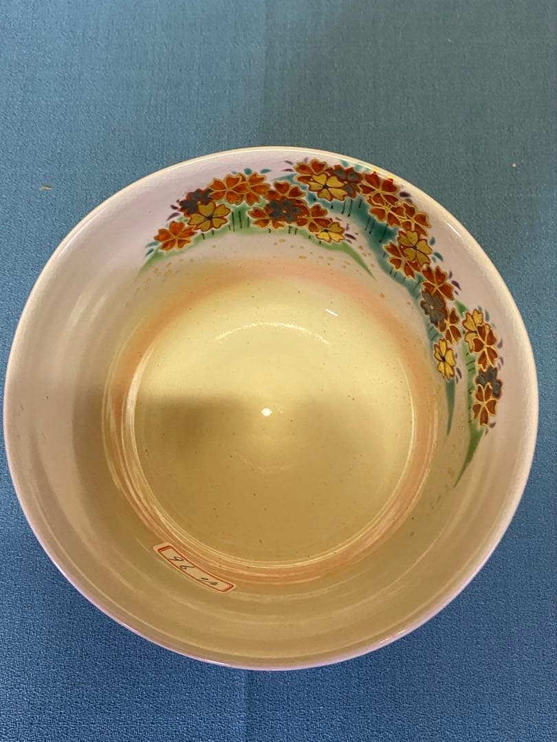 ⭐️本日限定⭐️茶道具/茶碗 中村能久 『色絵 吉野山之図』京焼 東福窯　共箱