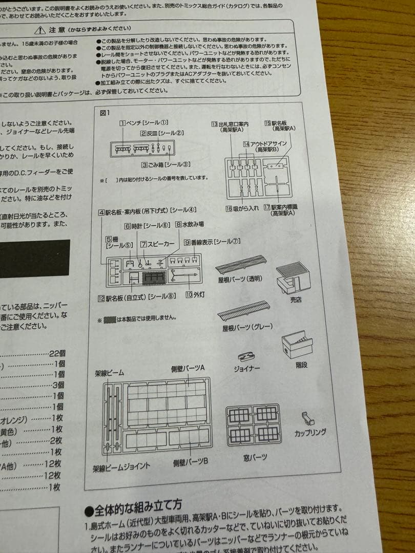 TOMIX 91075 高架複線スラブ駅セットⅡ ※おまけ付き