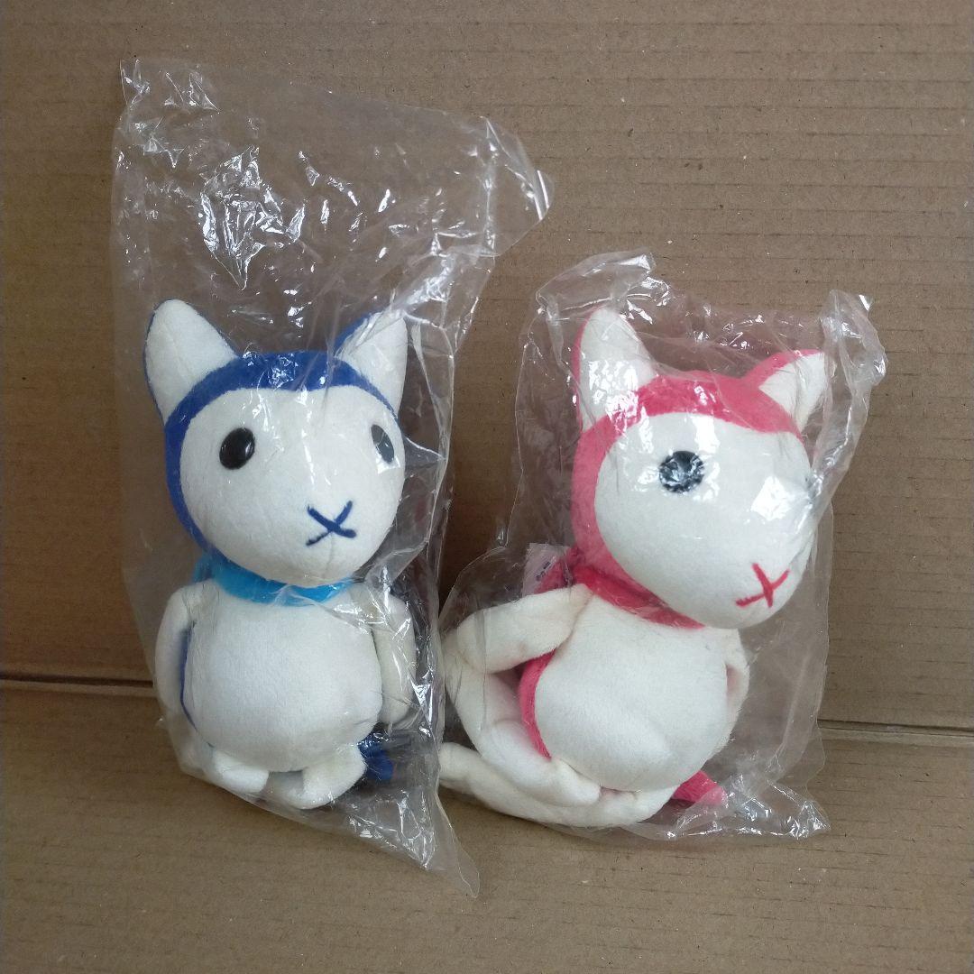 未使用紙タグ付き 花のぬいぐるみ 「おおかみこどもの雨と雪」2体セット