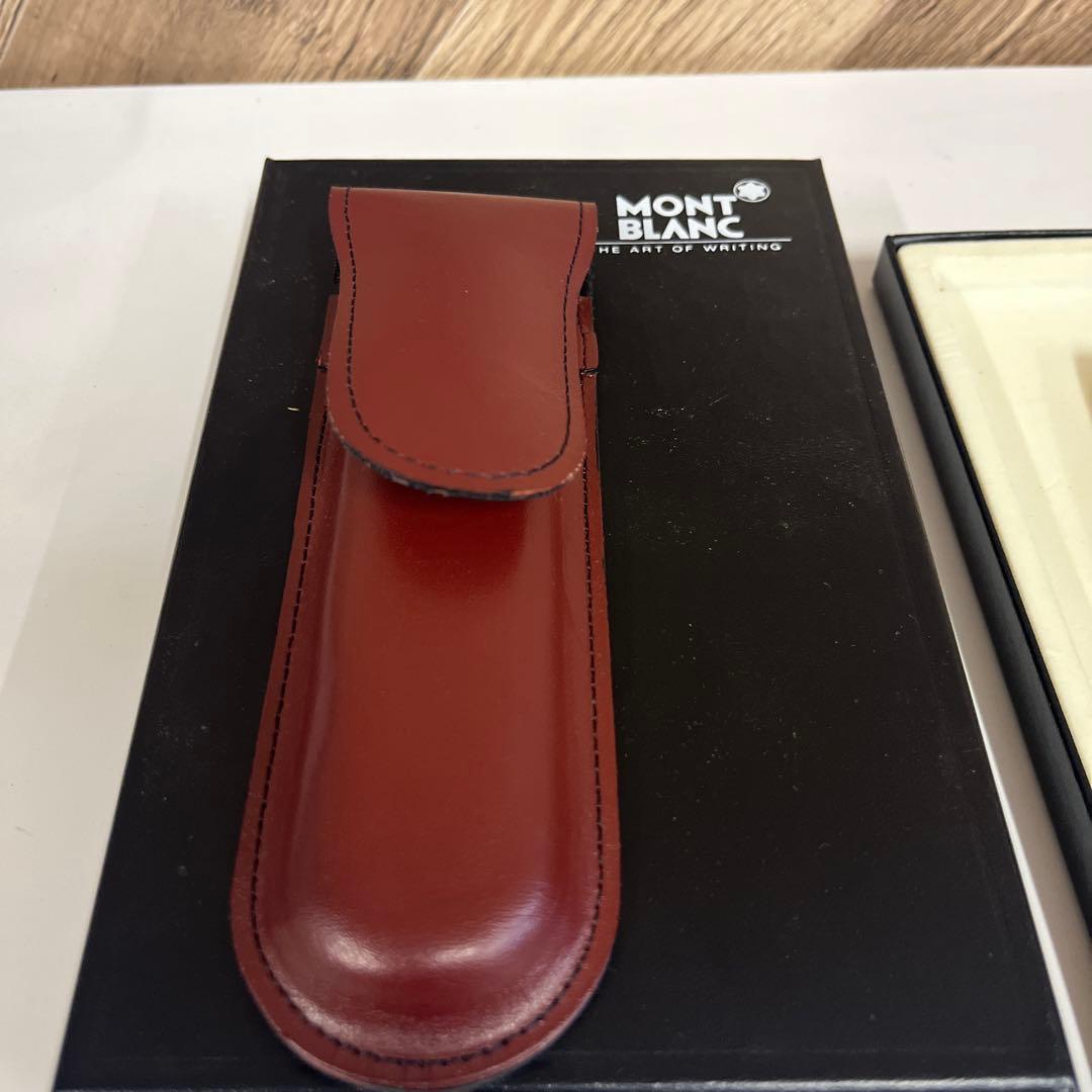 MontBlanc モンブラン 万年筆 14k ボルドーケース インク10本付き