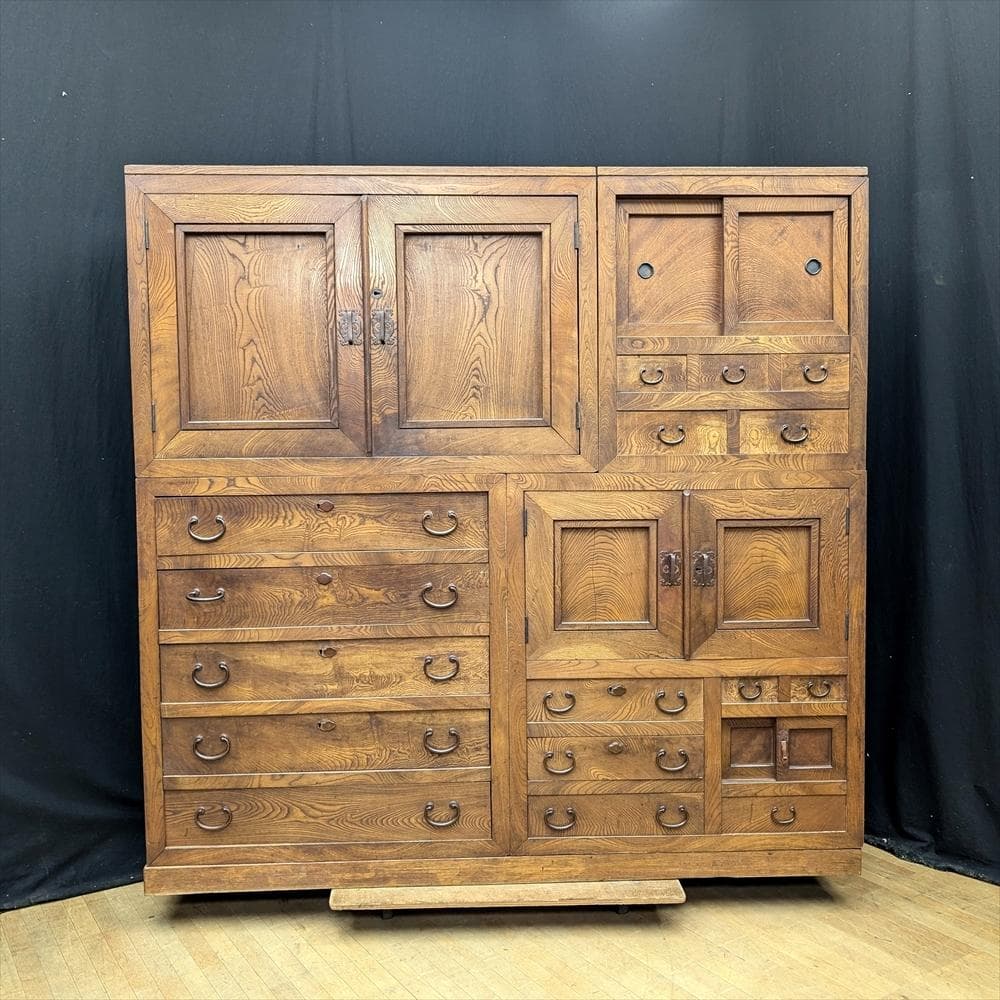 時代箪笥　水屋箪笥　箪笥　食器棚　茶棚　茶箪笥　飾り棚　キャビネット　レトロ