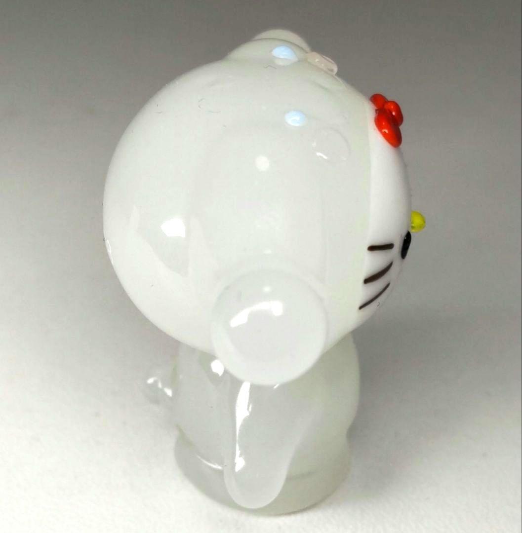 希少 ハローキティ ハーモニーランド限定 かぶりんぼ 手作りガラス細工２点セット