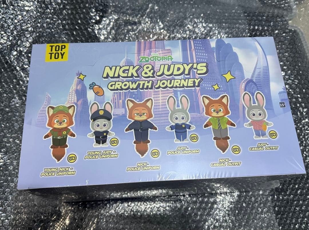 新品未開封　TOPTOY ディズニー ズートピア　コンプリート　6個ボックス①