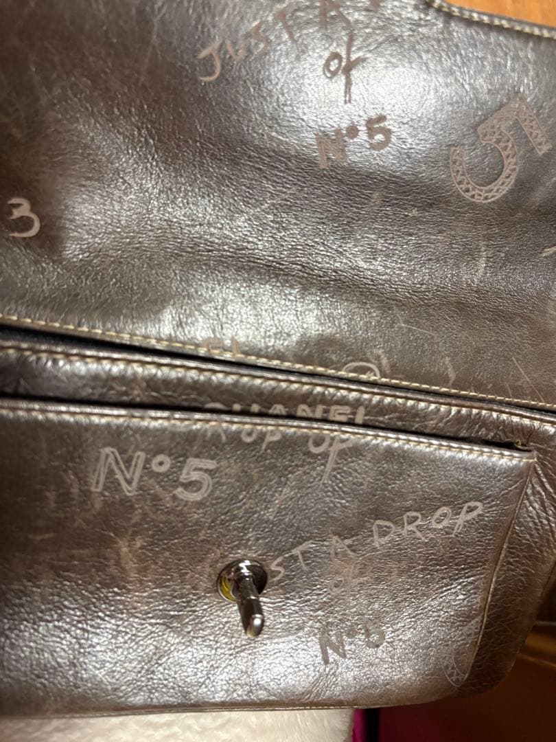 専用ブラウンレザーショルダーバッグ