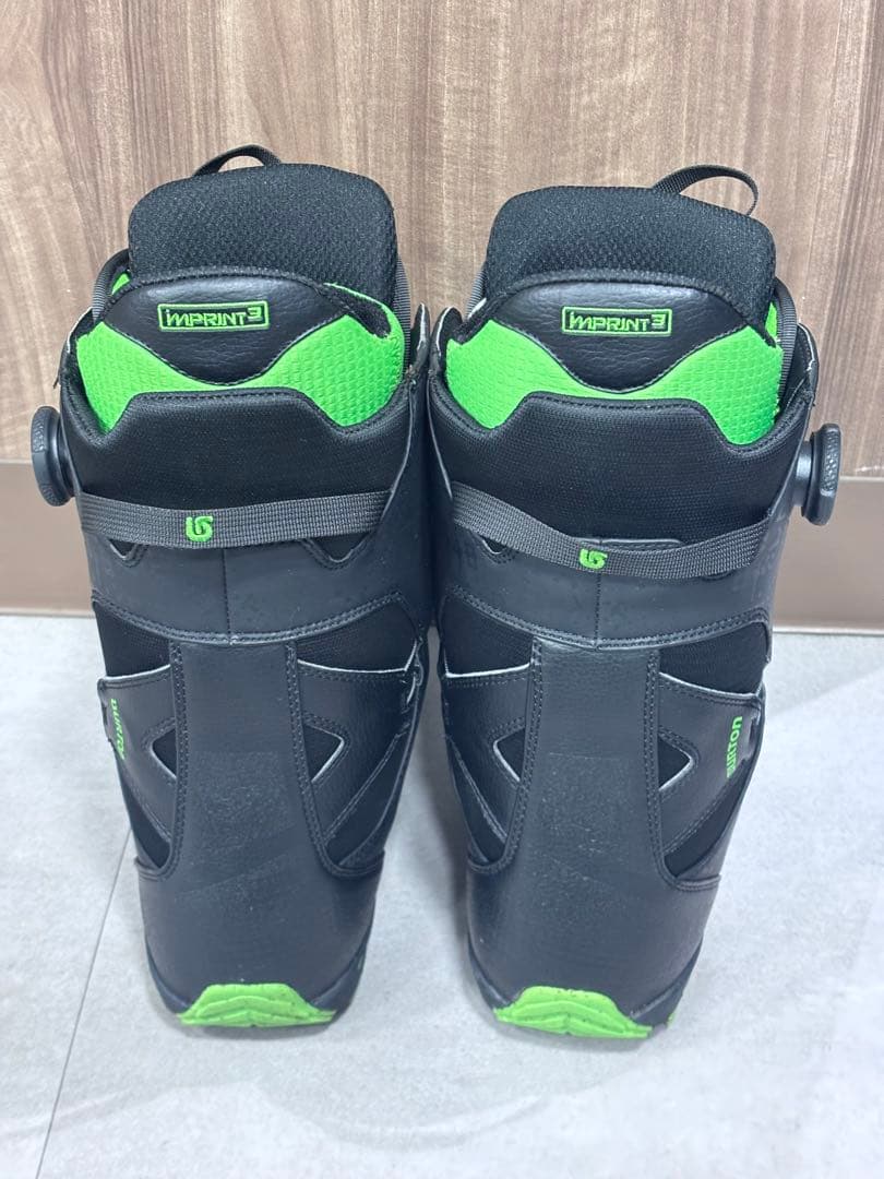 Burton Imprint 3 スノーボードブーツ ブラック/グリーン28cm