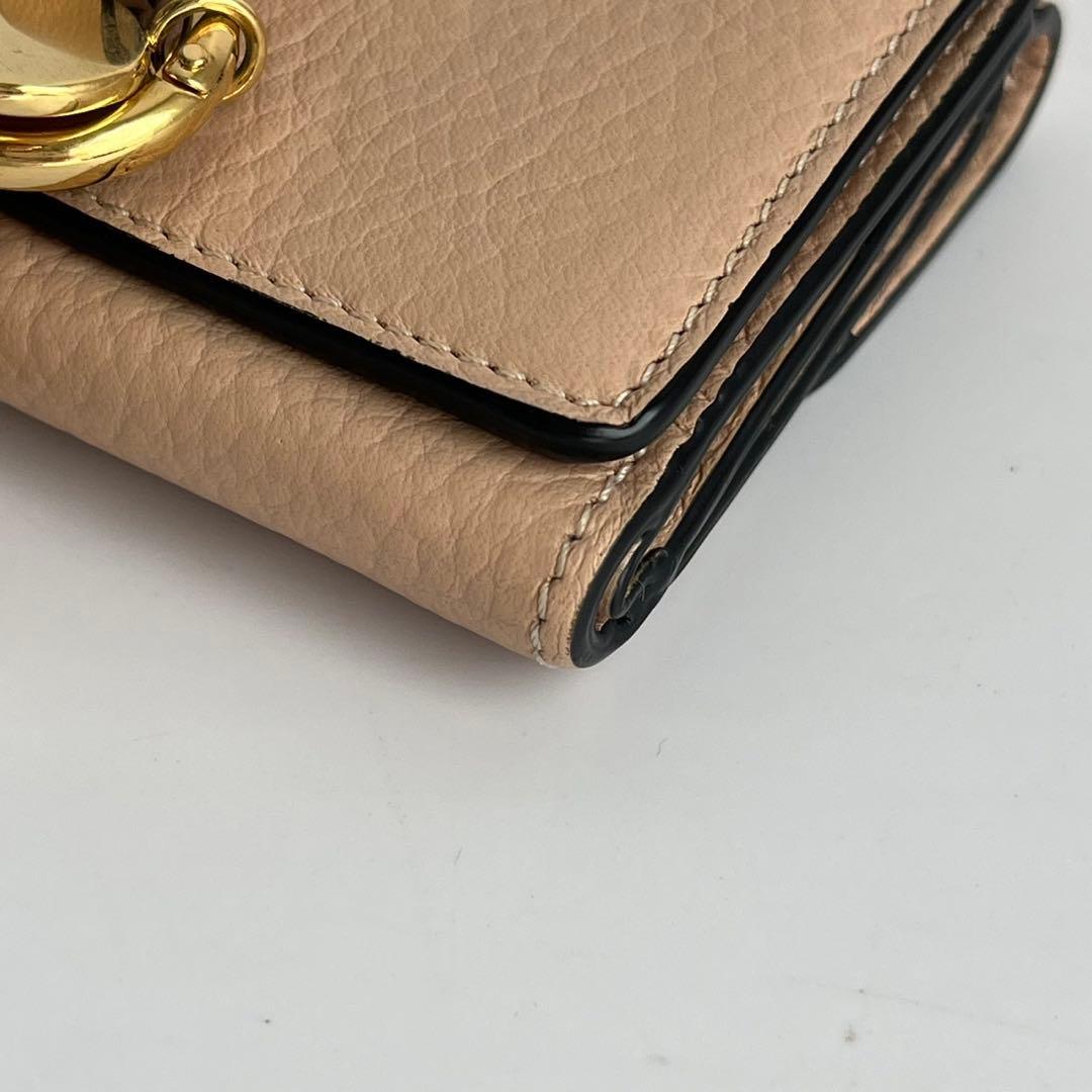 ✨未使用レベル✨　Chloe 財布　ベージュ　レザー　ホログラムシール
