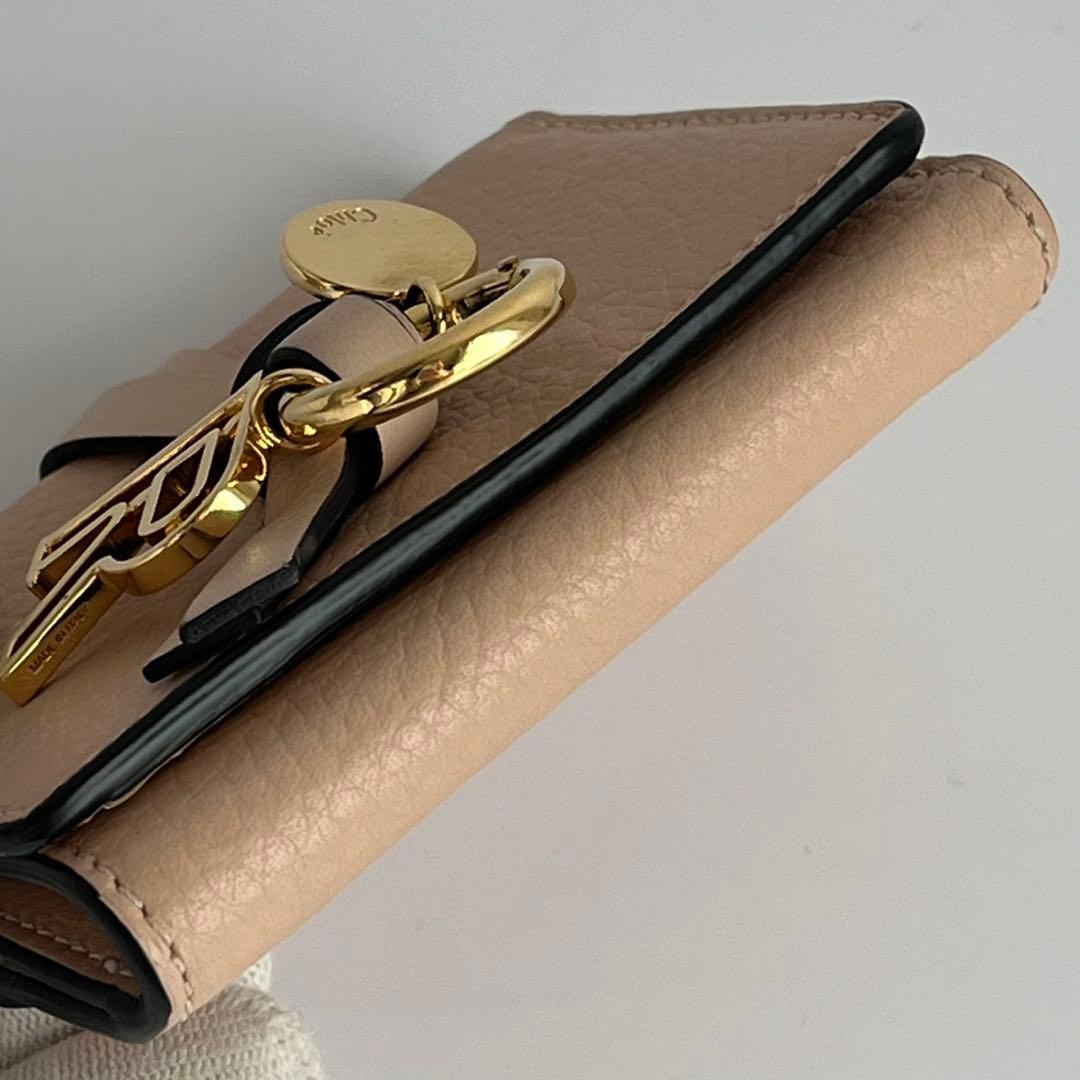 ✨未使用レベル✨　Chloe 財布　ベージュ　レザー　ホログラムシール