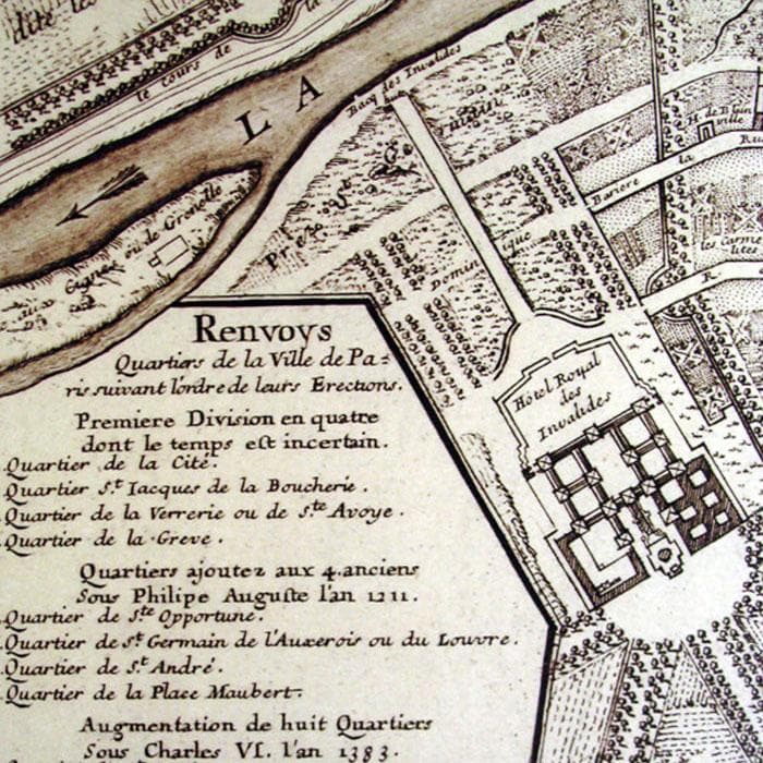 額装品/Plan de la Ville/ニコラスデファー/アートポスター