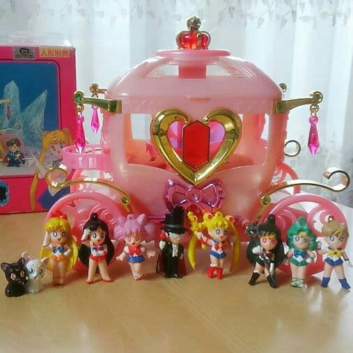 【中古品】セーラームーン 月の国の馬車 レトロ玩具