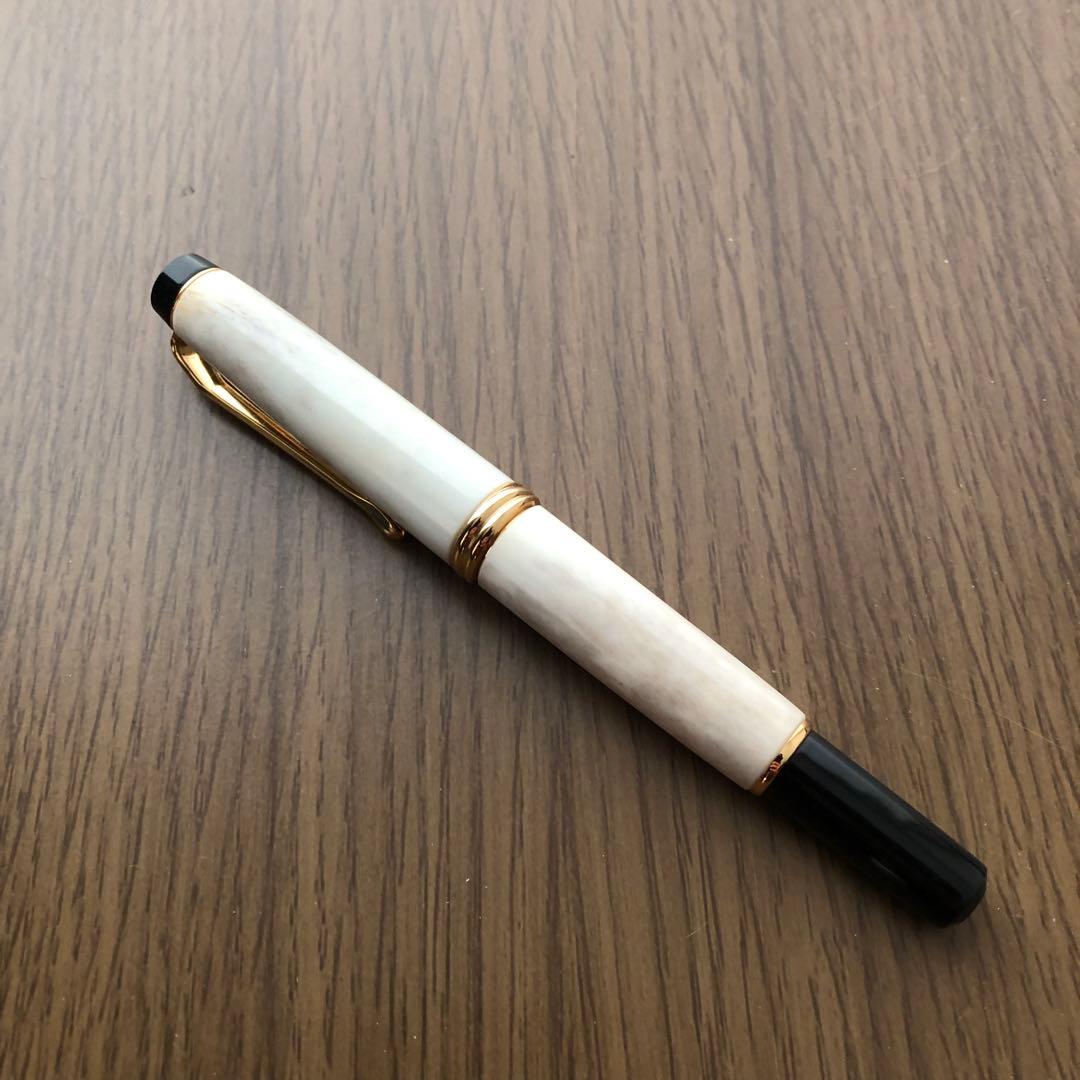 ※最終値下げ【美品】呉竹 くれ竹 万年毛筆 夢銀河 鹿角 DAY140-21