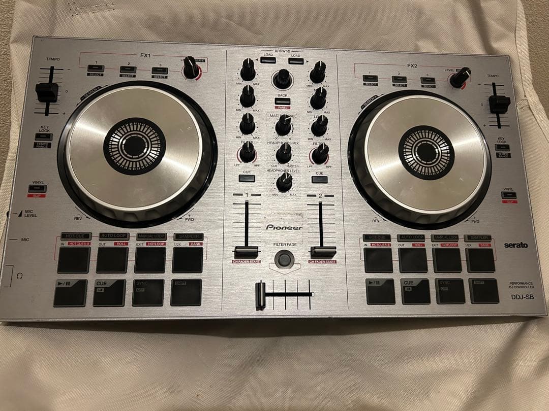 Pioneer DDJ-SB シルバー Decksaver付き