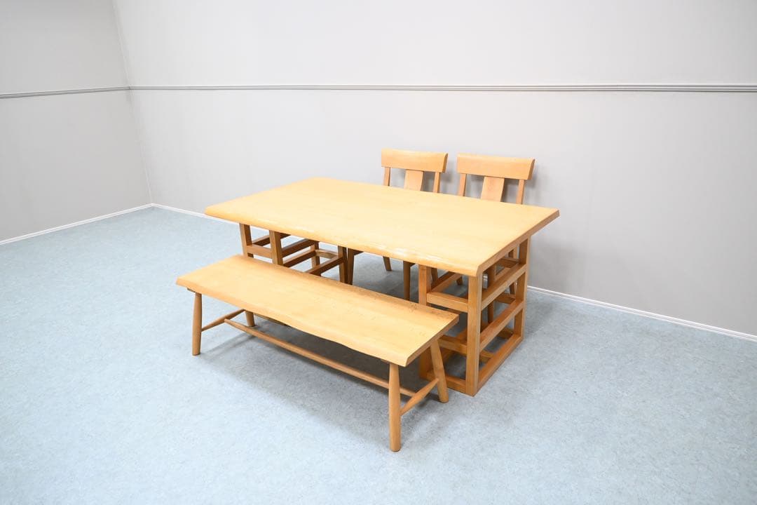 【極美品】 柏木工 KASHIWA ベンチ ダイニング4点セット