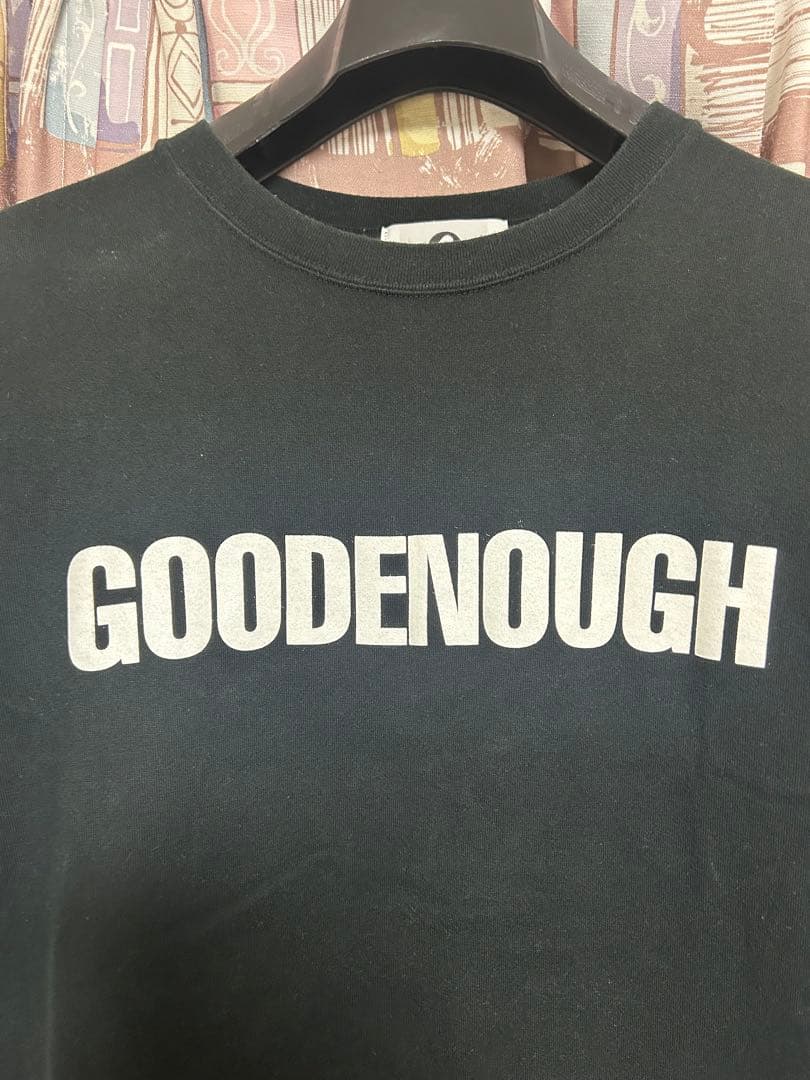 グッドイナフワッペンプリントT① goodenough藤原ヒロシfragment