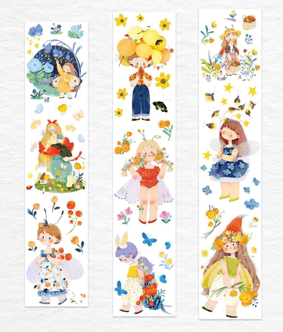 ⭐️SALE⭐️WT《夏日昆虫少女》 海外マスキングテープ 【1193】