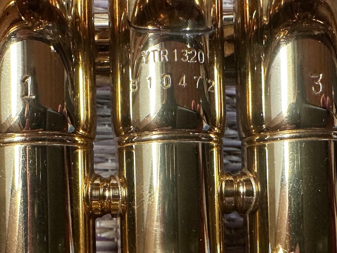 【YAMAHA】ゴールド トランペット -Silent BRASS付-