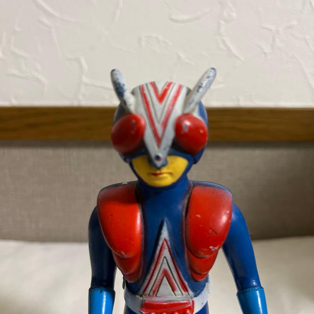 ⚠️レア　仮面ライダーV3 ライダーマン　ミドルサイズ　当時物　ポピー