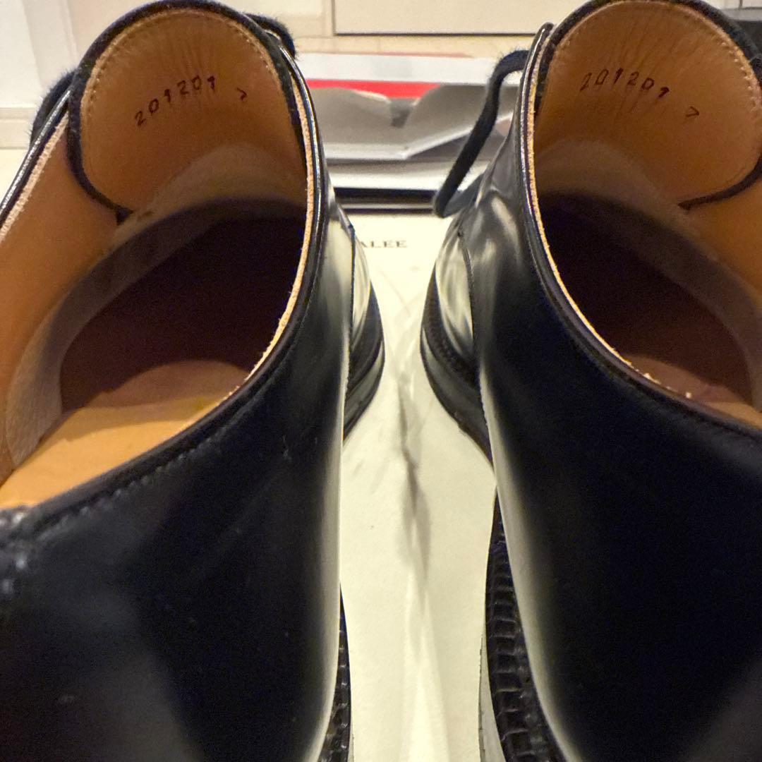 靴 LEATHER SHOES MADE BY FOOT THE COACHER