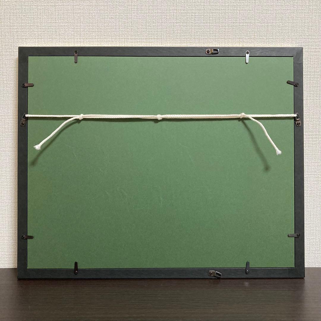 【真作保証】櫻井幸雄「瞬発力」パステル画 直筆サイン 真筆 額装 絵画