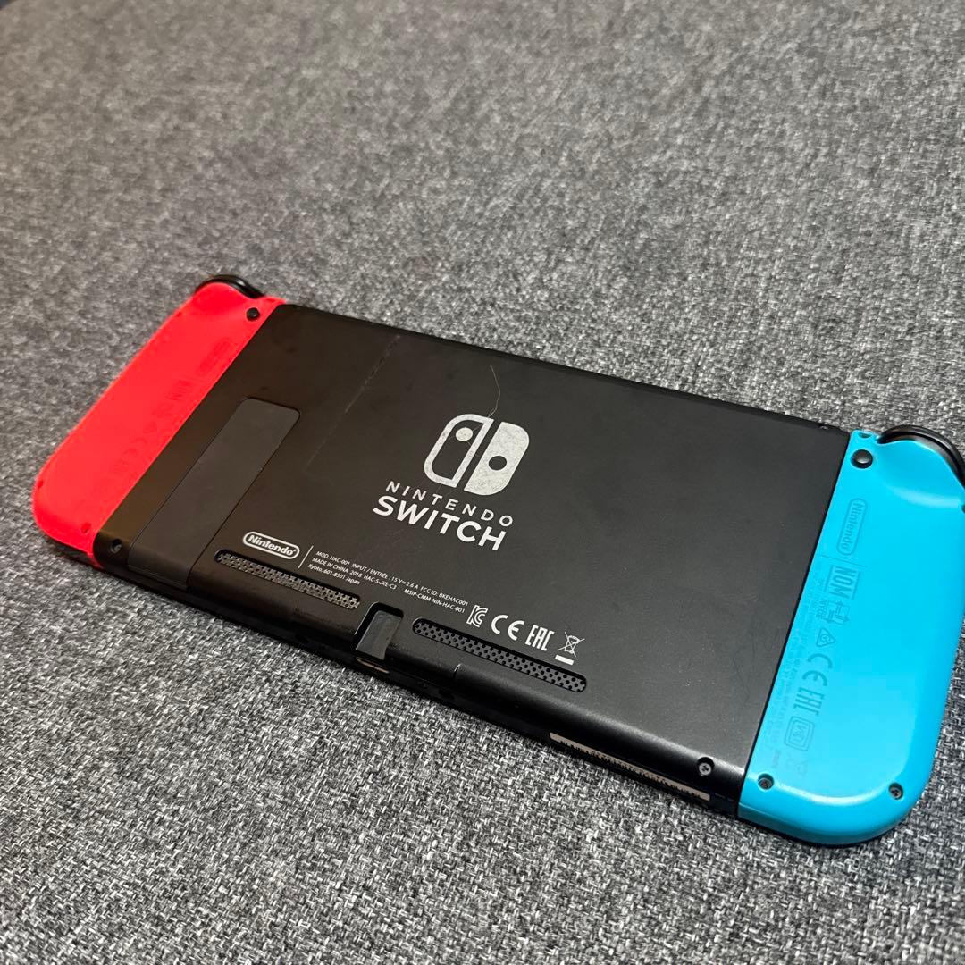 明*可様 Nintendo Switch 本体 青/赤 Joy-Con
