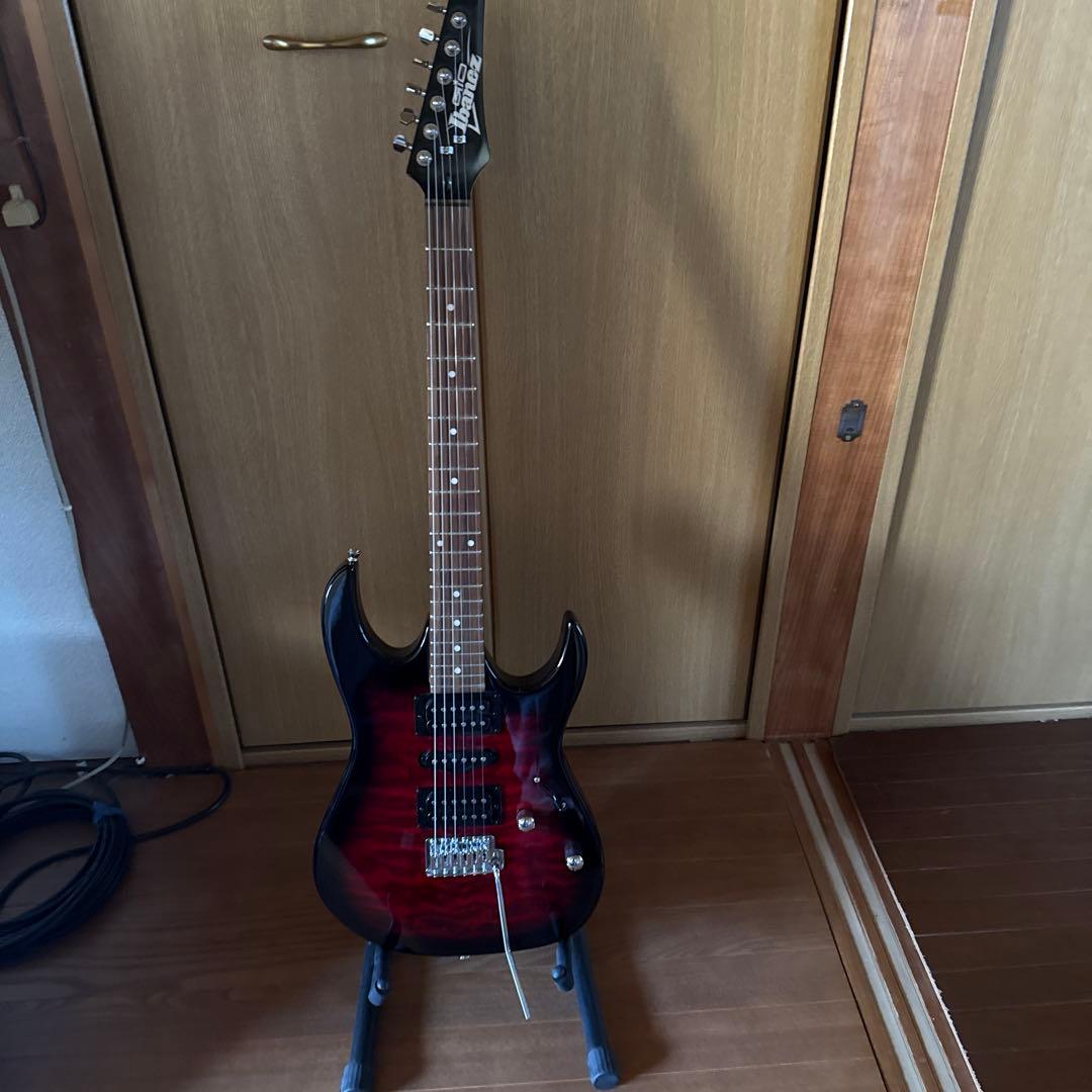 Ibanez gio GRX70QA エレキギター レッド/ブラック