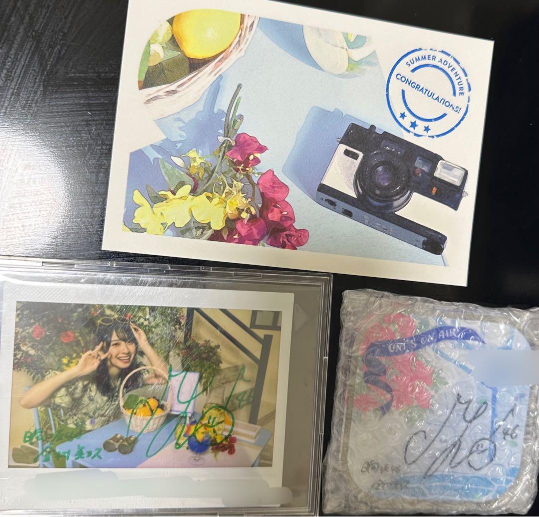 ユニエア　金村美玖　サイン　チェキ　アクリルコースター