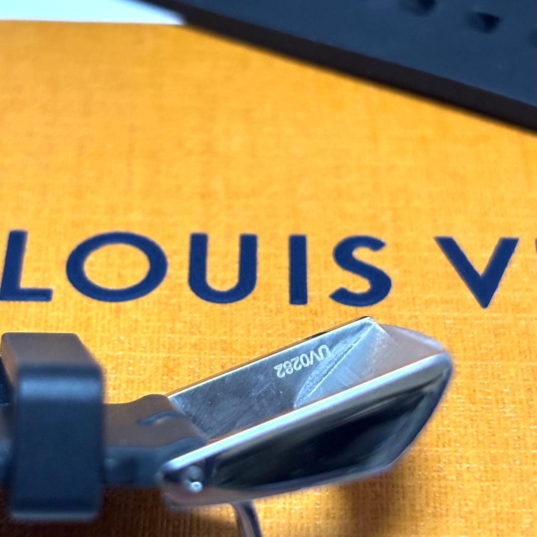 【美品】ルイヴィトン タンブール 替えベルト ラバーベルト モノグラム ブラック