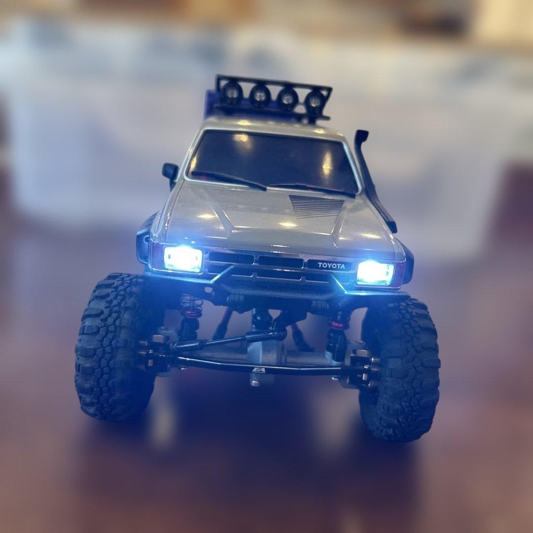 「お買得セット」ミニッツ4×4 レディセット トヨタ 4ランナーLEDカスタム他