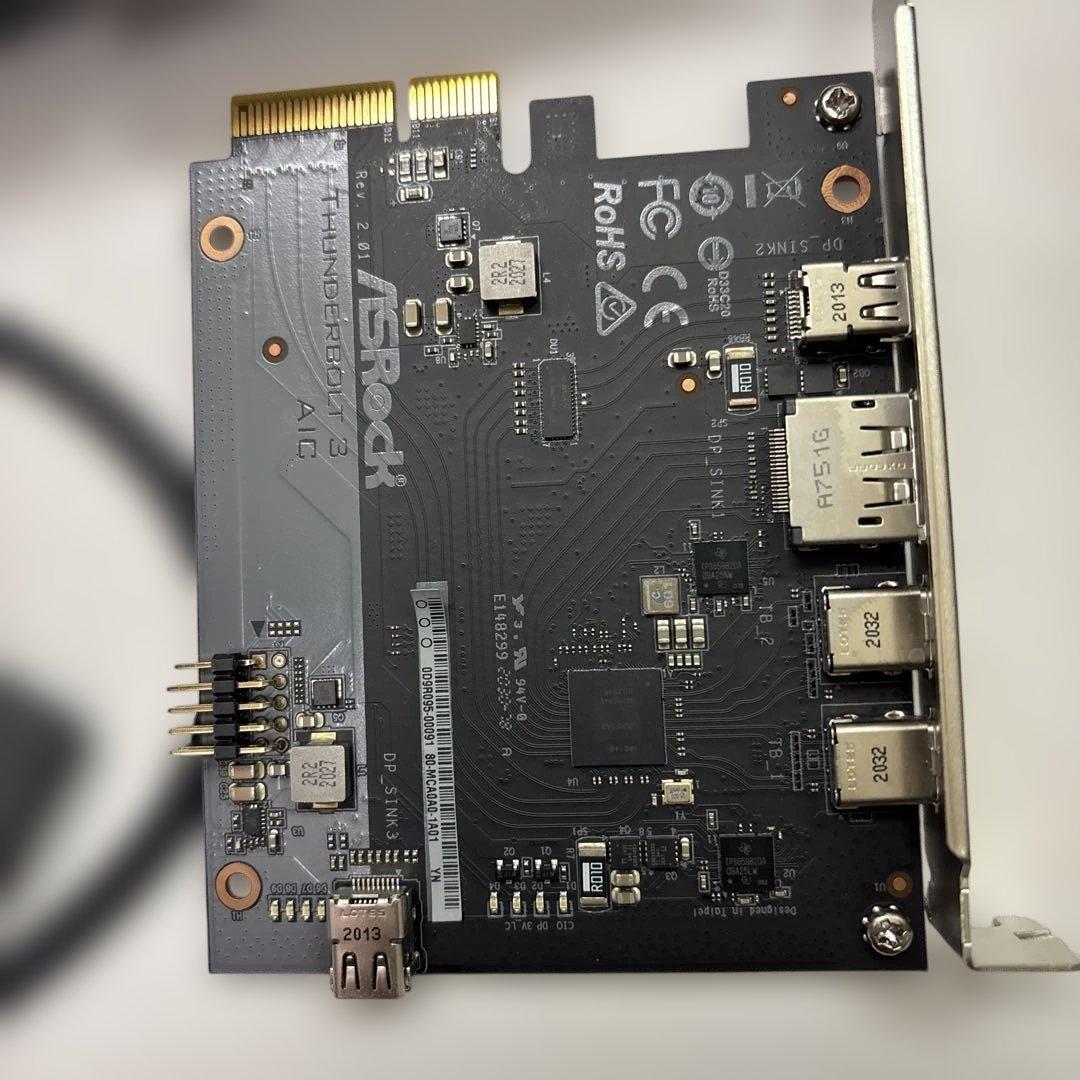 ASRock アスロック　拡張ボード Thunderbolt 3 AIC