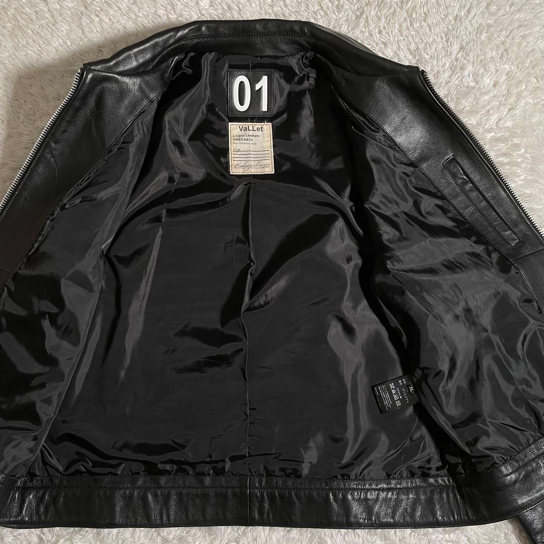 ビッグサイズ リューグーレザーズ ヴァレット レザージャケット ライダース