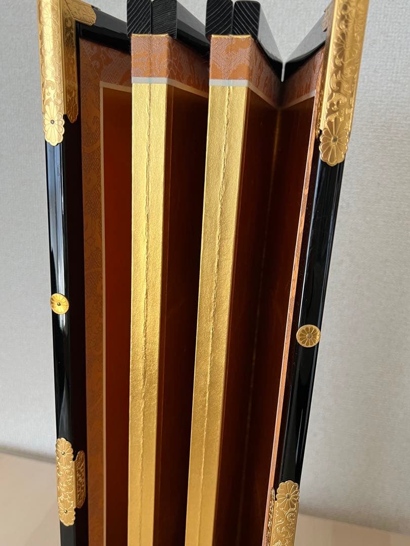 超豪華正絹★親王飾り★京人形　金沢金箔屏風