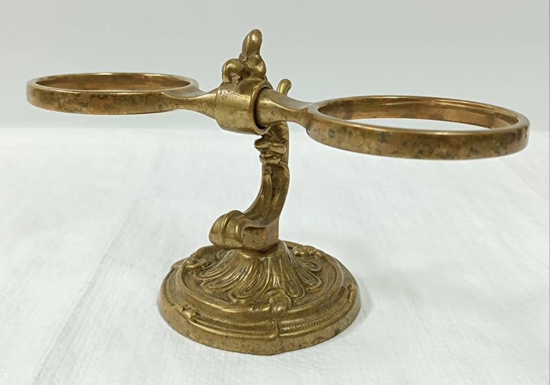 michiko　イタリア製 真鍮/陶器製 ソープディッシュ&タンブラー