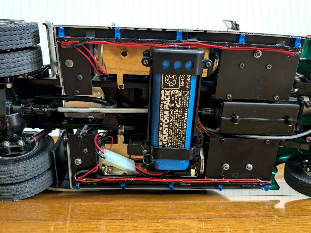 タミヤ　1/14　キングハウラー、ポールトレーラー、タイヤ等