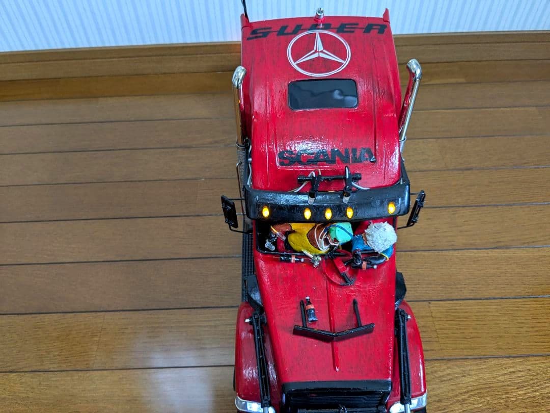 タミヤ　1/14　キングハウラー、ポールトレーラー、タイヤ等