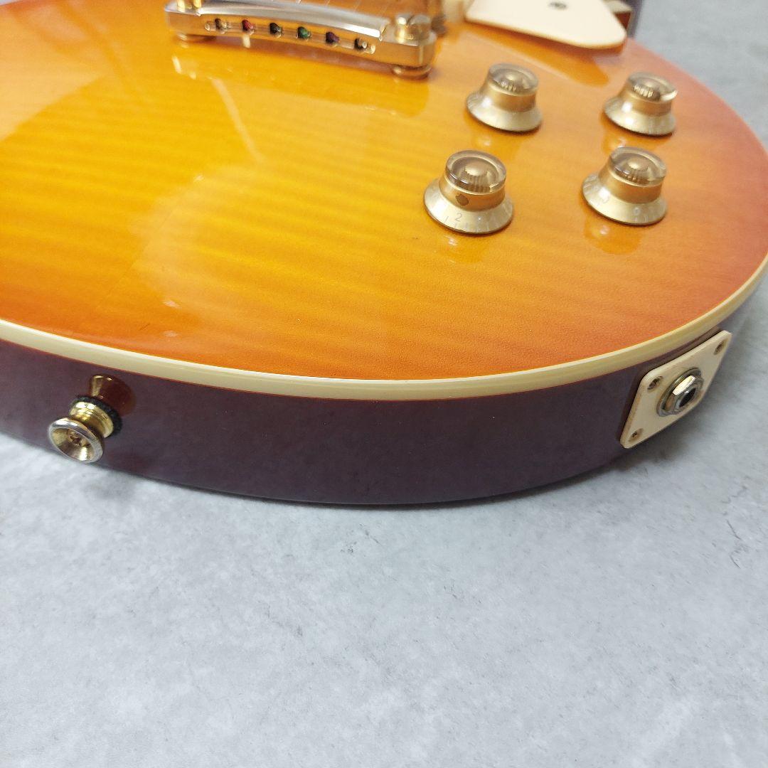 Blitz by Aria ProⅡ レスポール チェリー サンバースト 虎杢