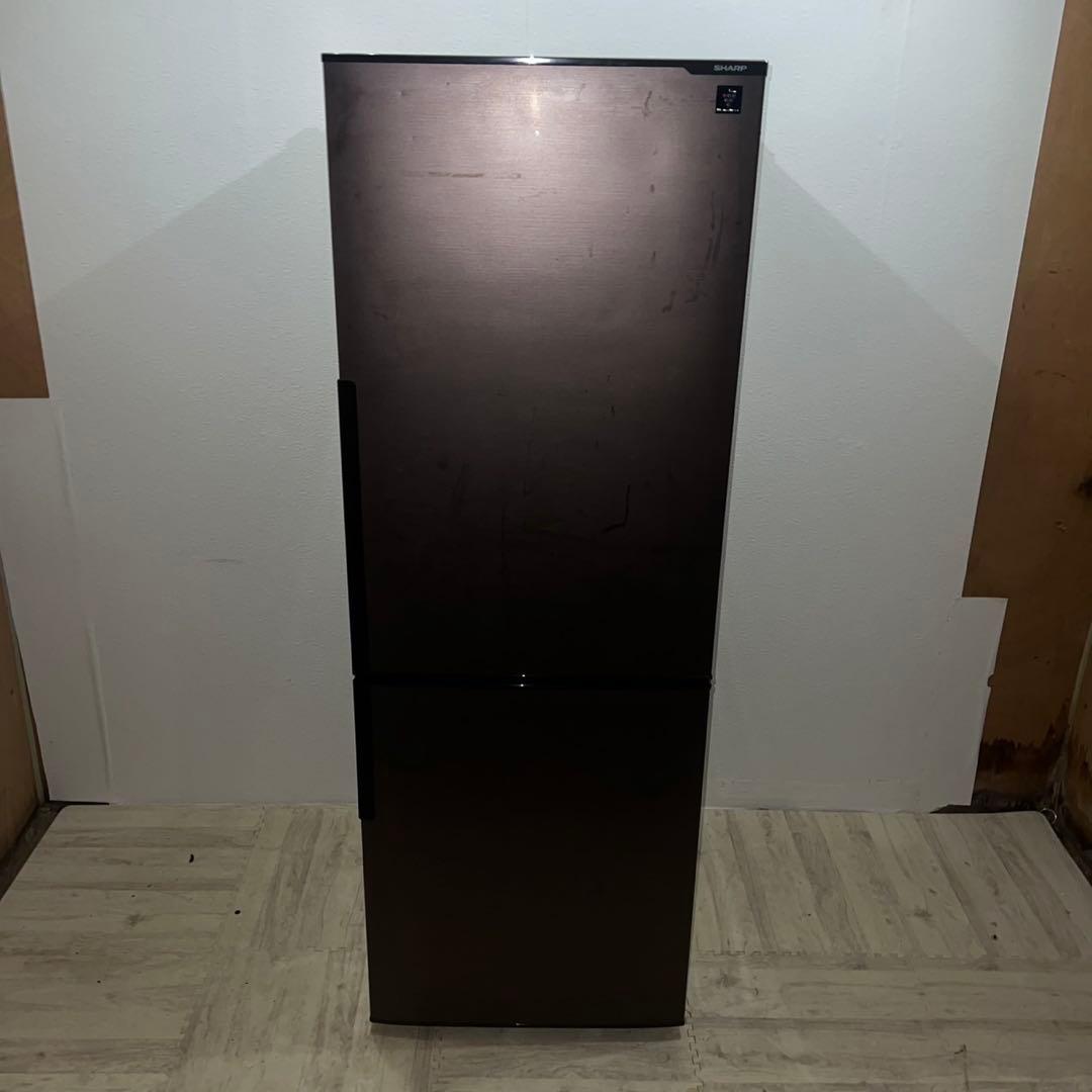 送料設置無料　SHARP 2ドア冷蔵庫 271L 新生活